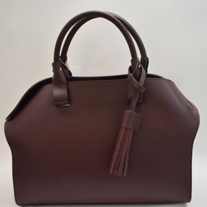 Alessandro Mari Italian Ruga Leather Handbag